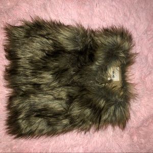 Faux fur jacket